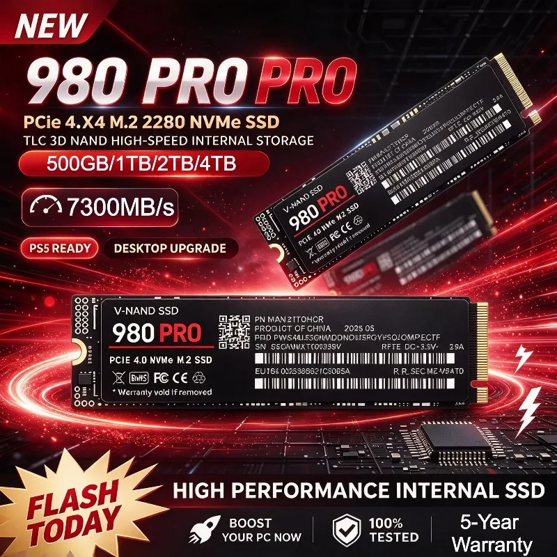 High-Speed 980 PRO PCIe 4.0 X4 - огляд і ціна M.2 Nvme 4Tb Pcie 4.0 Ssd