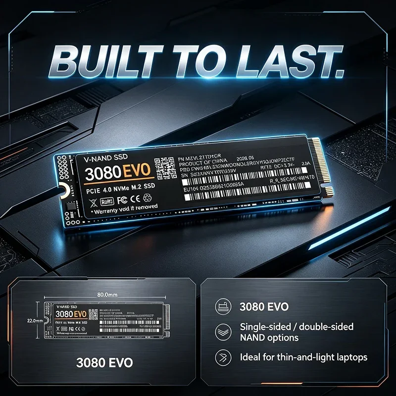 3080 EVO M.2 NVMe SSD 3500MB/s - огляд і ціна M.2 Nvme 4Tb Pcie 4.0 Ssd