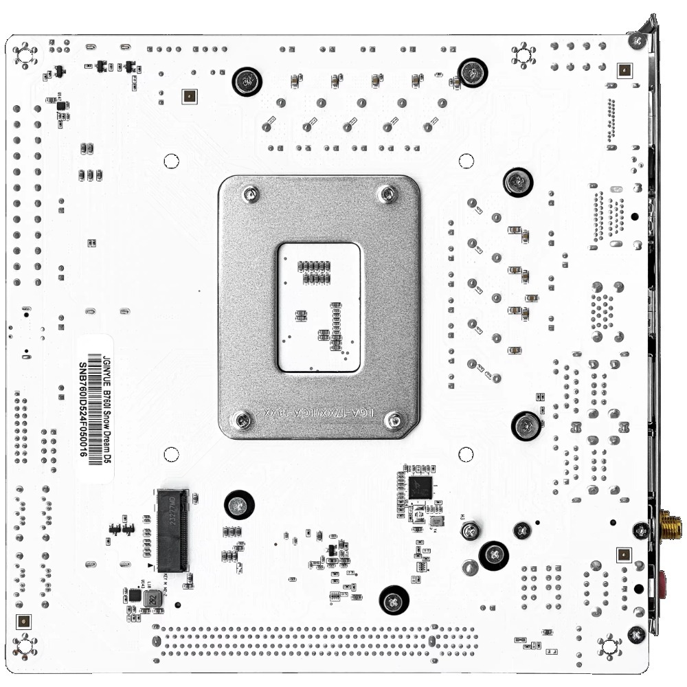 JGINYUE  B760i-Snow Dream  Mot - огляд і ціна Lga 1700 Ddr5 Itx Motherboard