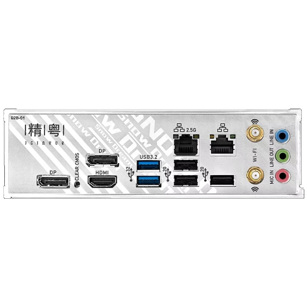 JGINYUE  B760i-Snow Dream  Mot - огляд і ціна Lga 1700 Ddr5 Itx Motherboard