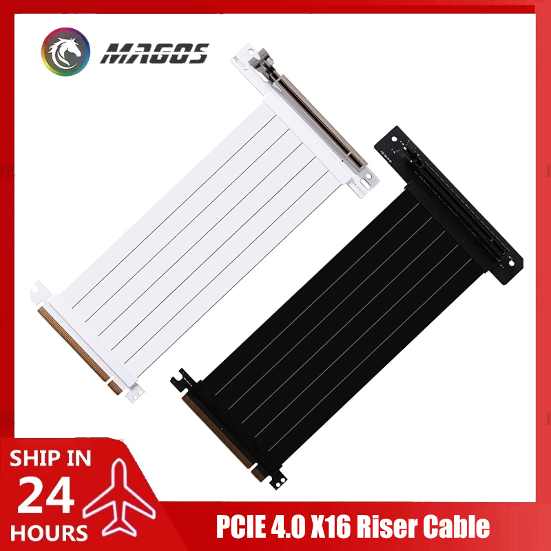PCIE 4.0 X16 Riser Cable Video - огляд і ціна Pcie 4.0 X16 Riser Cable 90 Degree