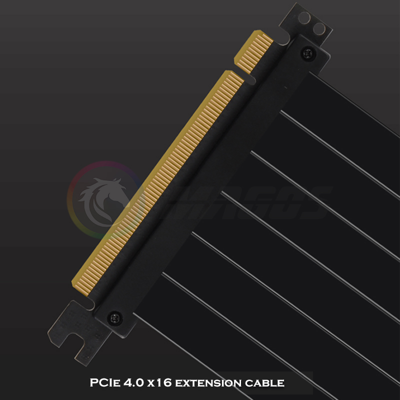 PCIE 4.0 X16 Riser Cable Video - огляд і ціна Pcie 4.0 X16 Riser Cable 90 Degree