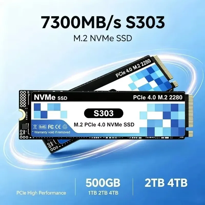 Original S303 M.2 NVMe Interna - огляд і ціна M.2 Nvme 4Tb Pcie 4.0 Ssd