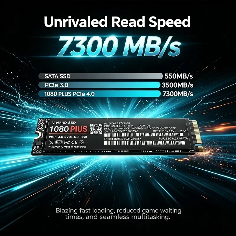 High Speed 100% Original 1080  - огляд і ціна M.2 Nvme 4Tb Pcie 4.0 Ssd
