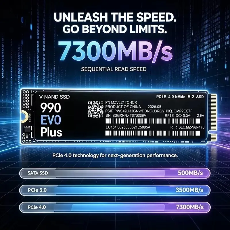 990 EVO Plus SSD NVMe M.2 2280 - огляд і ціна M.2 Nvme 4Tb Pcie 4.0 Ssd