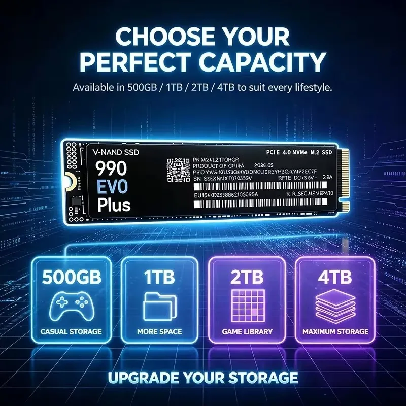 990 EVO Plus SSD NVMe M.2 2280 - огляд і ціна M.2 Nvme 4Tb Pcie 4.0 Ssd